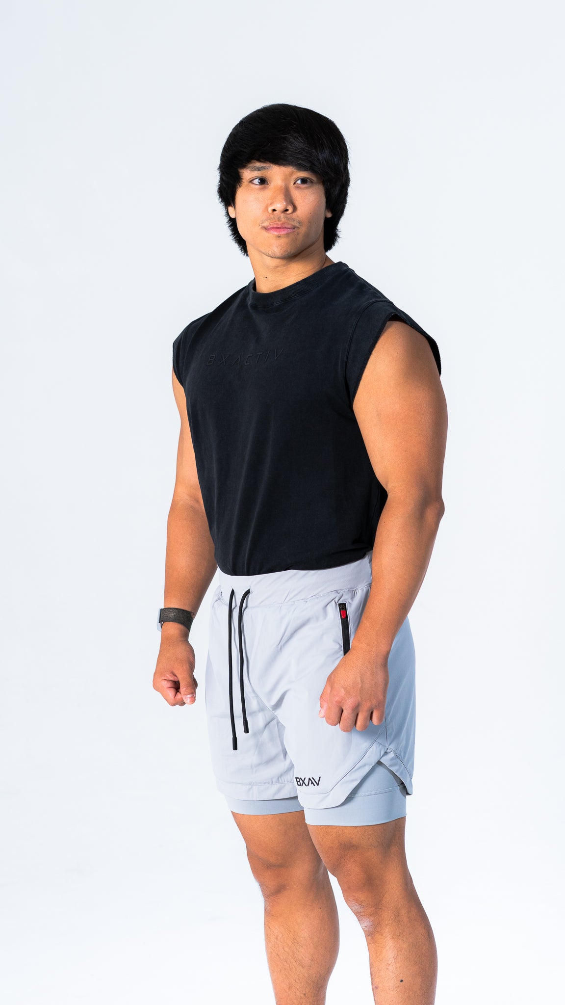 Lined Tech Shorts 5" Inseam (Slate Gray)